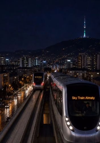Алматыда Sky Train жүйесі салынады: екі желі, 20 станция және қалалық көліктің жаңа кезеңі