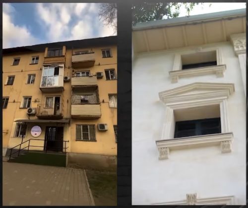 Historic Residential Buildings in Almaty Undergo Facade Renovation