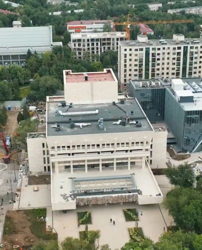 Reconstruction of the Natalia Sats Theatre for Children and Youth in Almaty Nears Completion